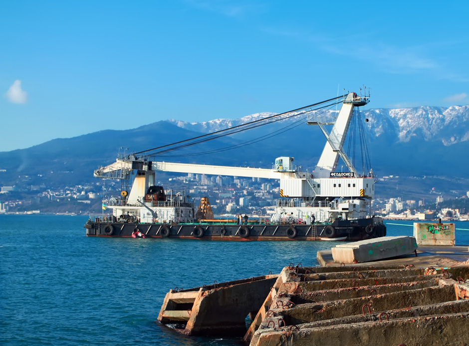 The marine crane
